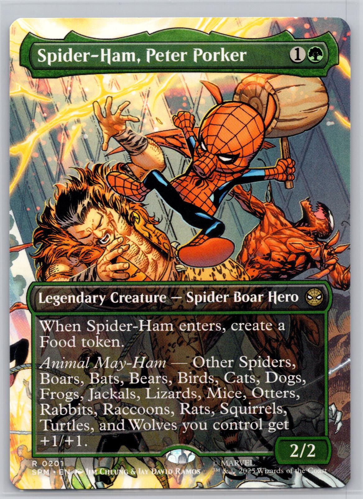 Spider-Ham, Peter Porker (Borderless) Marvel's Spider-Man M:TG NM