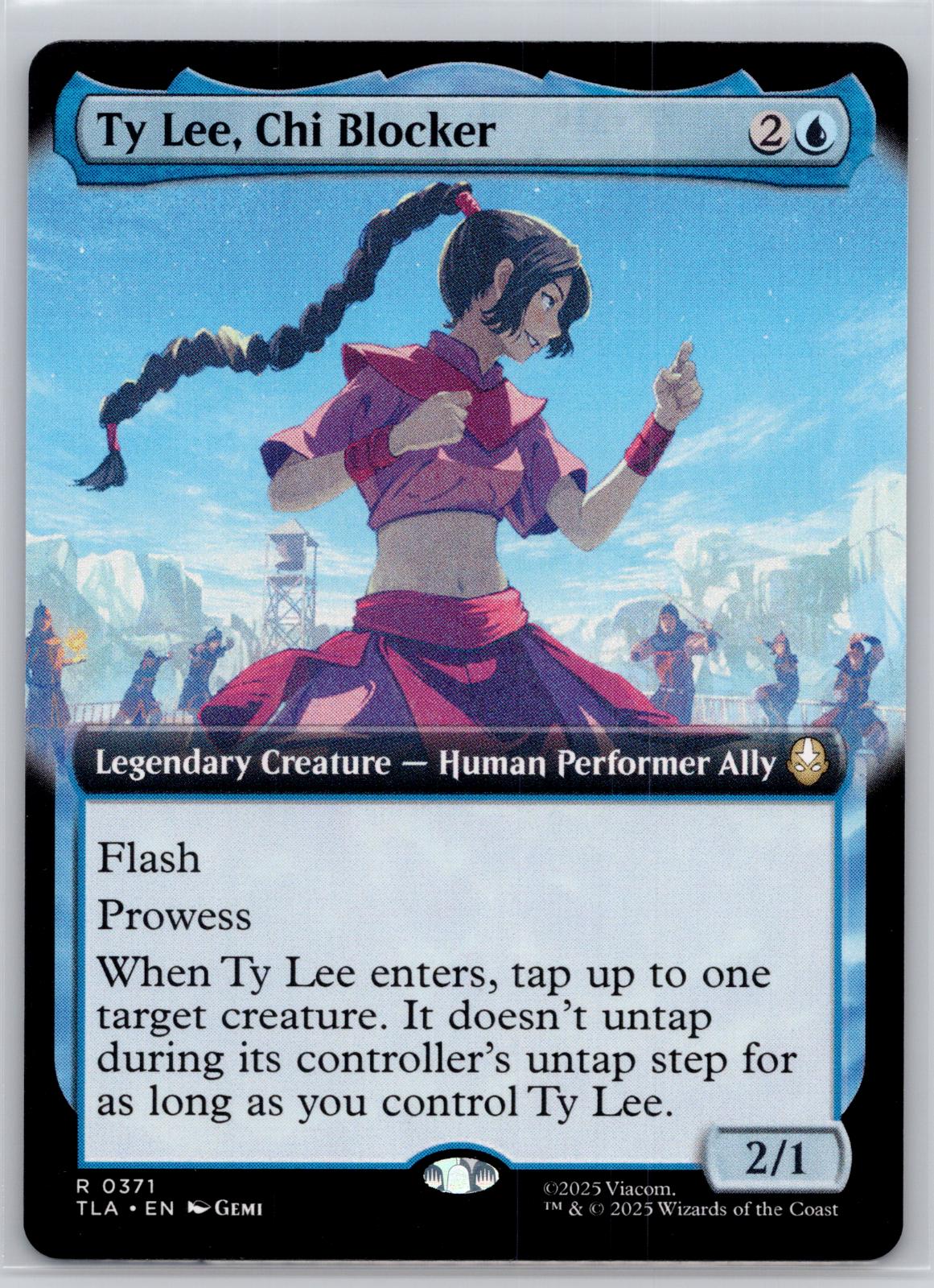 Ty Lee, Chi Blocker (Extended Art) Avatar: The Last Airbender M:TG NM