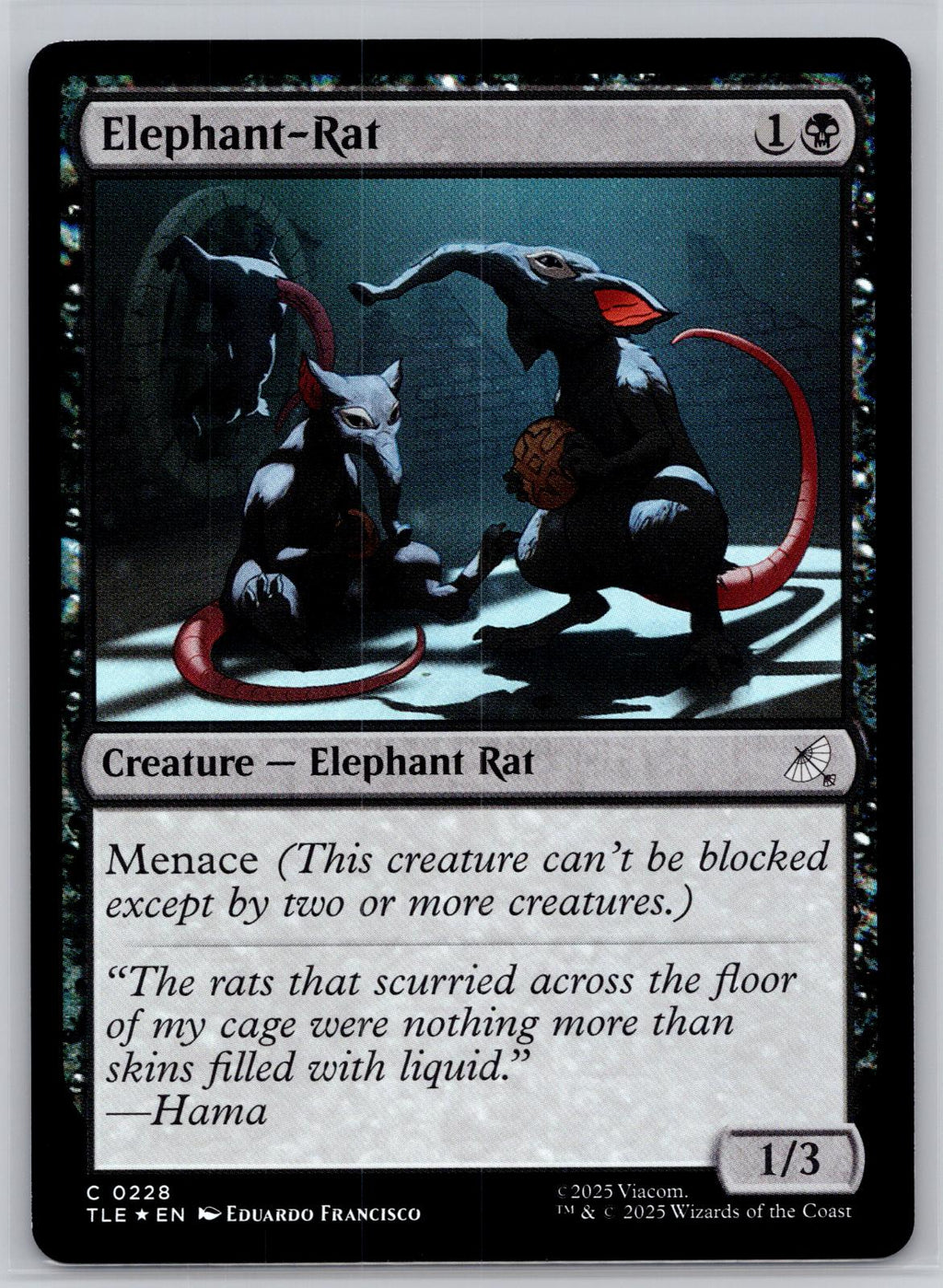 Elephant-Rat Avatar: The Last Airbender: Eternal-Legal M:TG Foil NM