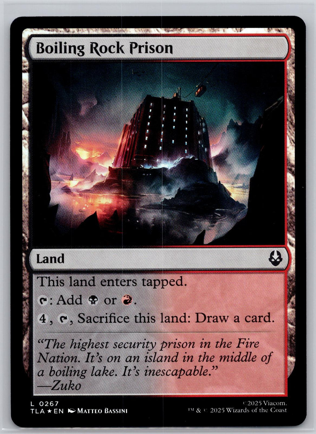 Boiling Rock Prison Avatar: The Last Airbender Magic: The Gathering Foil NM