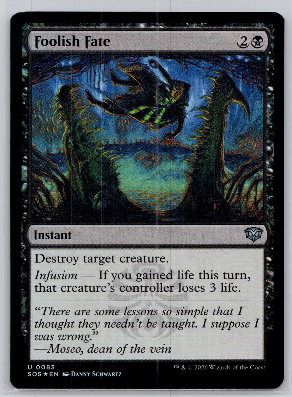 Foolish Fate Secrets of Strixhaven Magic: The Gathering Foil Near Mint