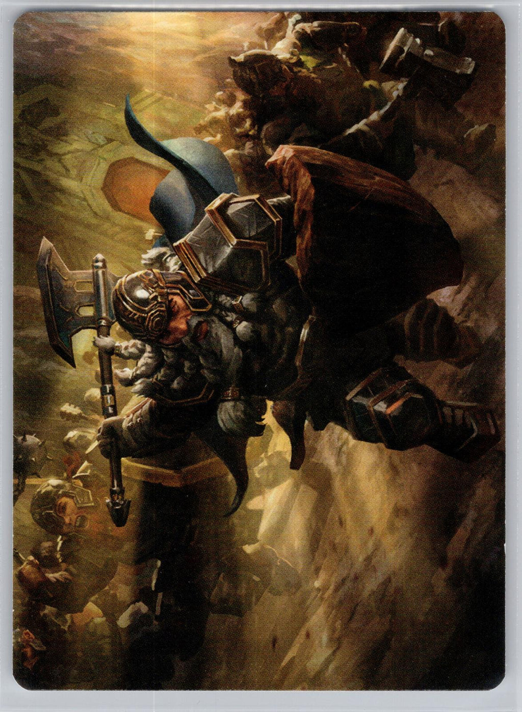 Thorin, Mountain-king Art Card Art Series: The Hobbit Magic: The Gathering NM