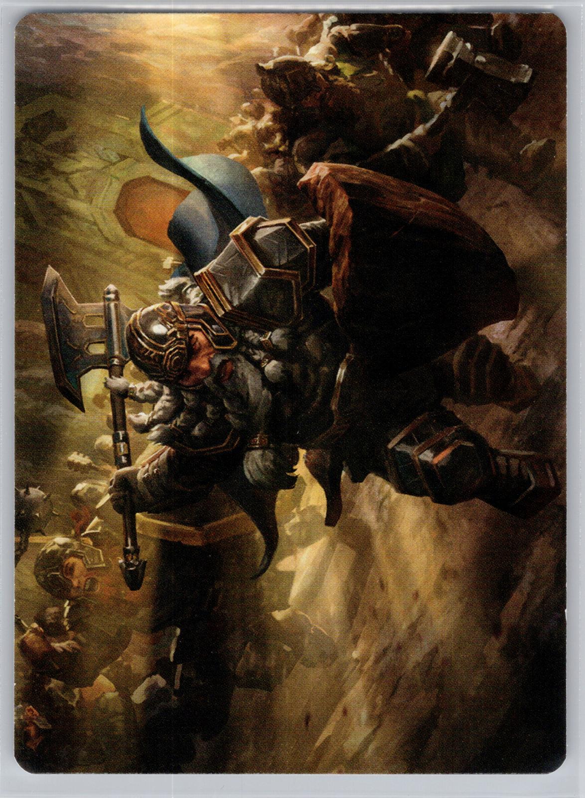 Thorin, Mountain-king Art Card Art Series: The Hobbit Magic: The Gathering NM