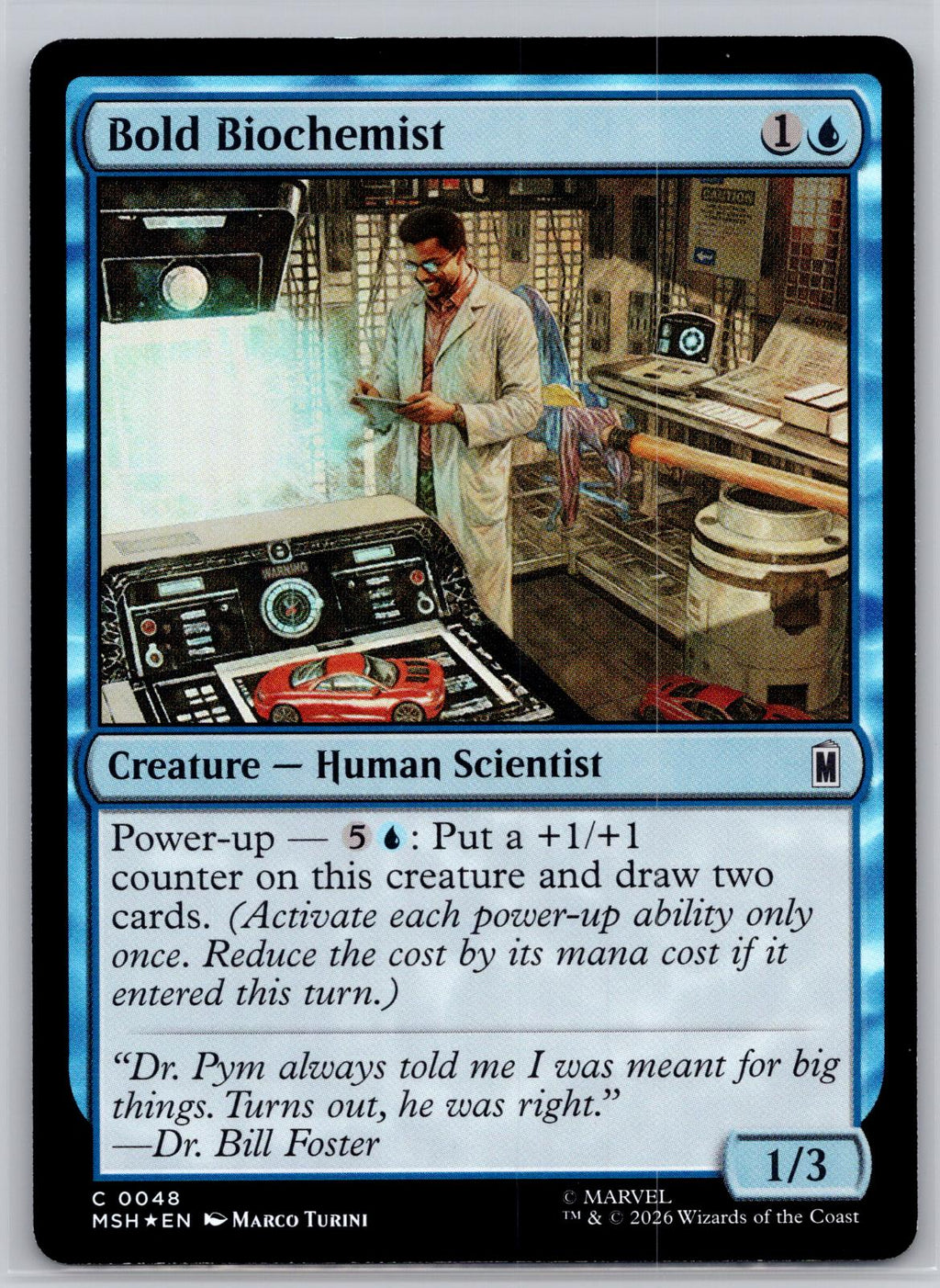 Bold Biochemist Marvel Super Heroes Magic: The Gathering Foil Near Mint
