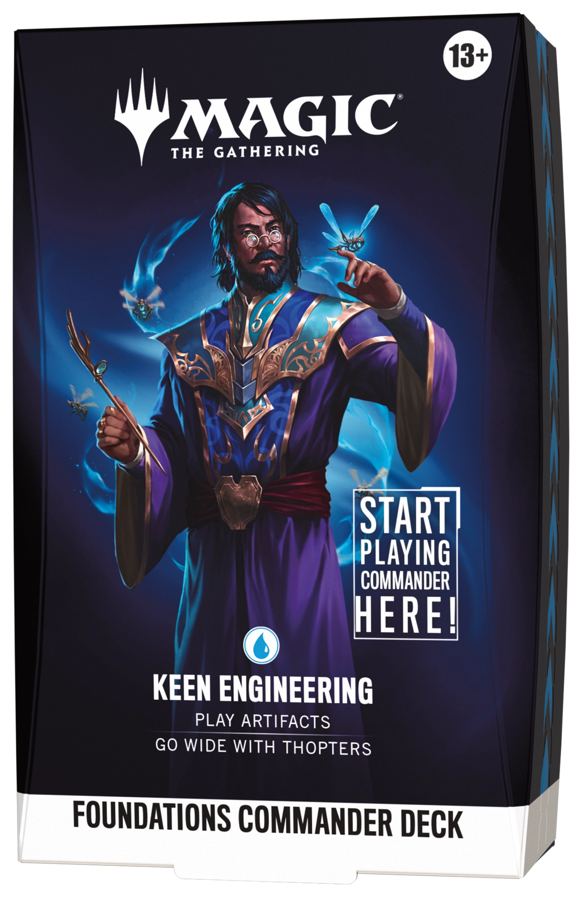 Foundations Commander Deck - Keen Engineering (Blue) - MTG Sealed