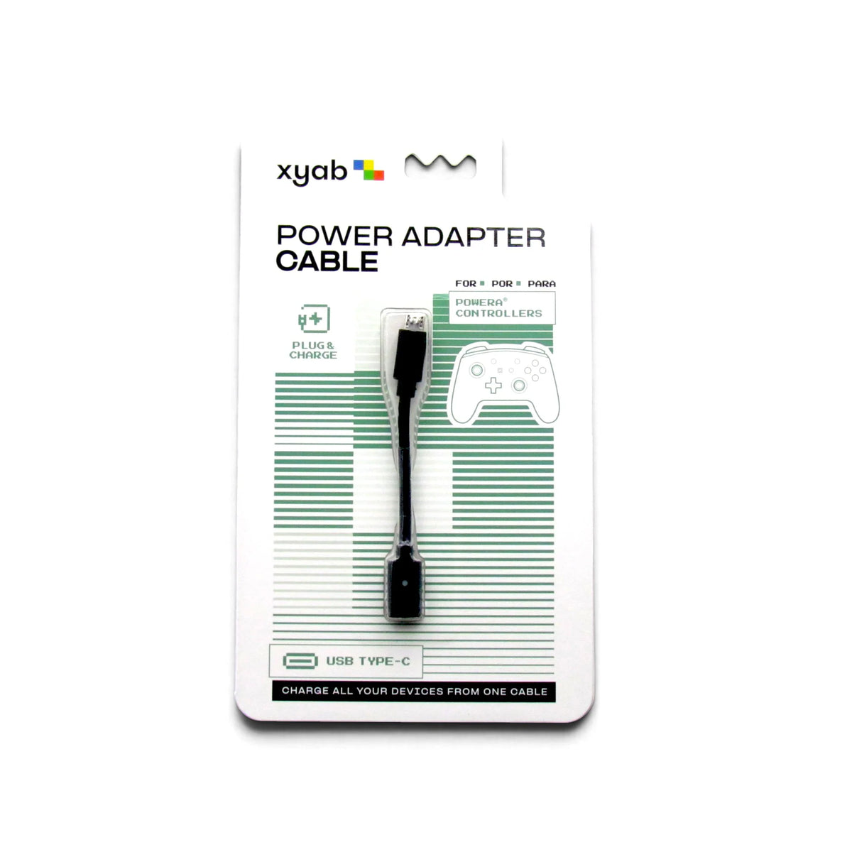 USB-C Power Adapter Cable for PowerA Controllers
