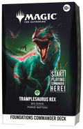 Foundations Commander Deck - Tramplesaurus Rex (Green) - MTG Sealed