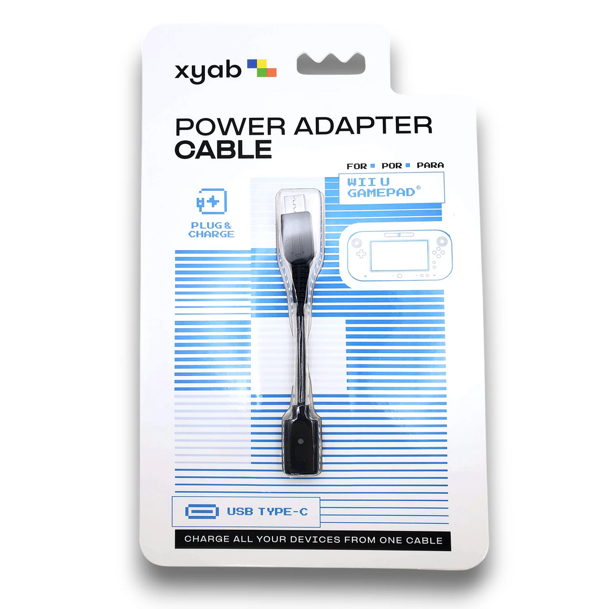 USB-C Power Adapter Cable for Wii U GamePad
